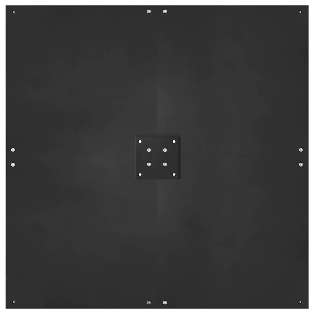 vidaXL Βάση ομπρέλας Μαύρο 100 x 100 x 4 εκ. Ατσάλι