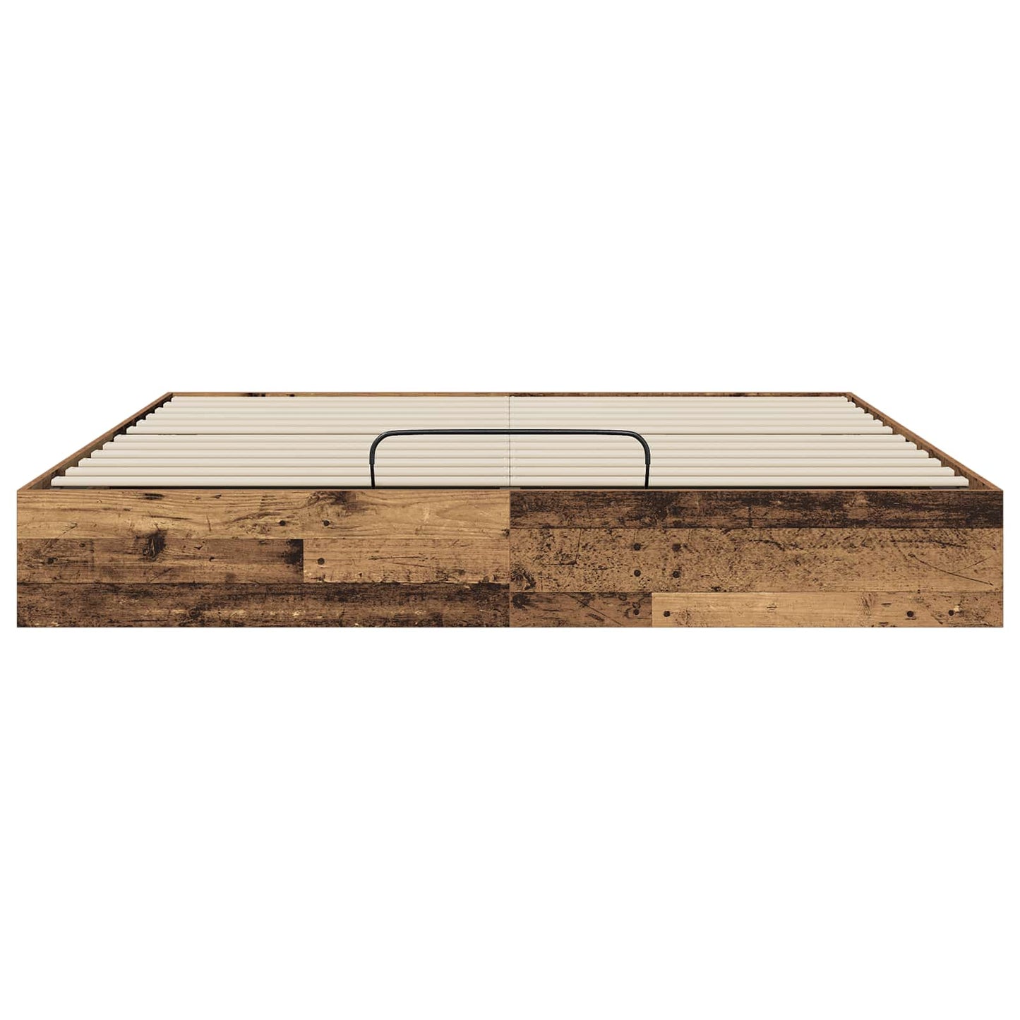 vidaXL Κρεβάτι Οθωμανικού Τύπου Παλιό ξύλο 203 x 180 x 25 εκ