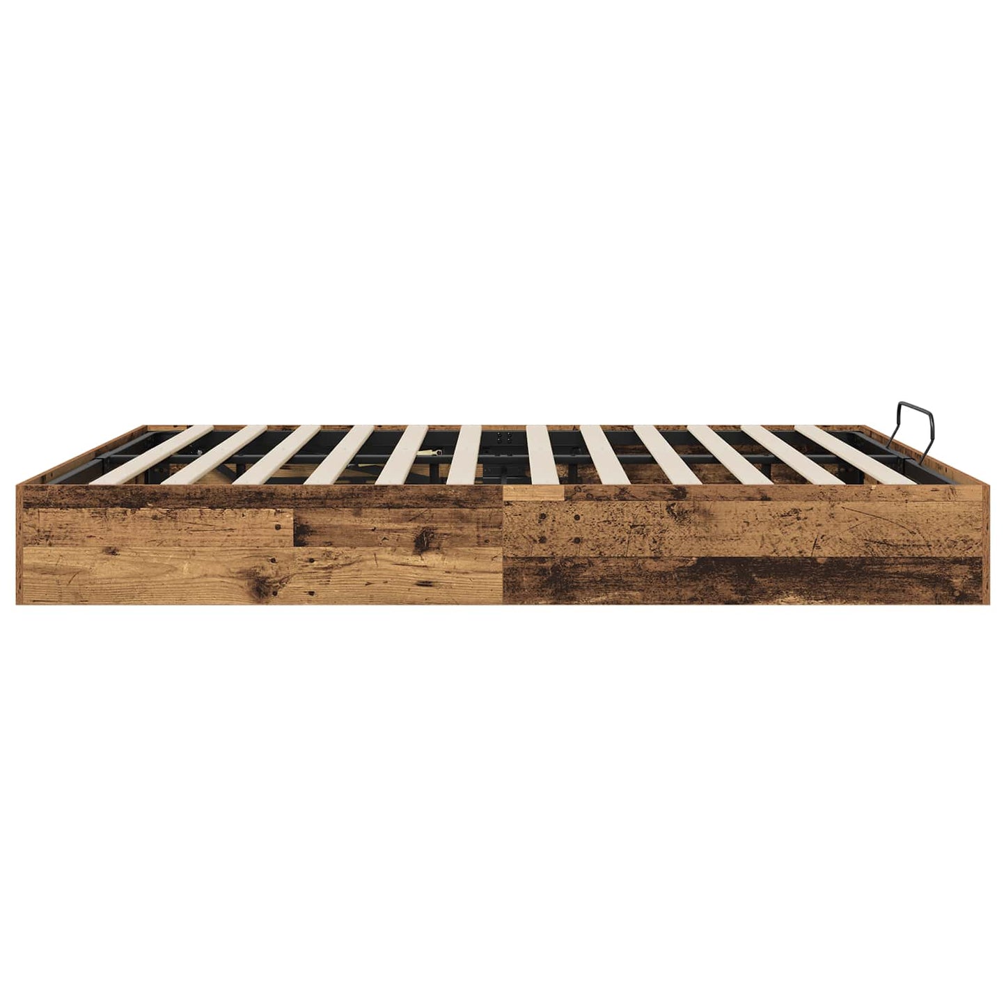 vidaXL Κρεβάτι Οθωμανικού Τύπου Παλιό ξύλο 203 x 180 x 25 εκ