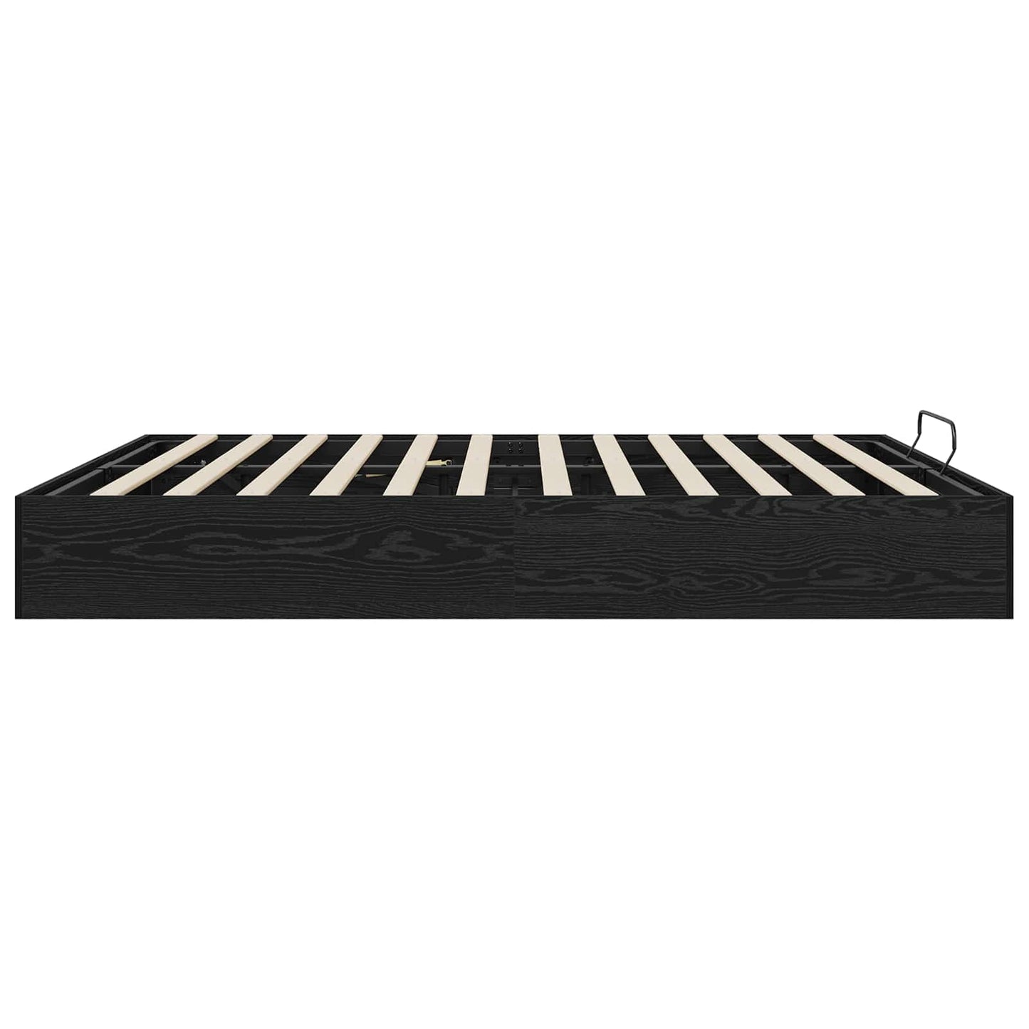 vidaXL Κρεβάτι Οθωμανικού Τύπου Μαύρη Οξυά 193 x 120 x 25 εκ
