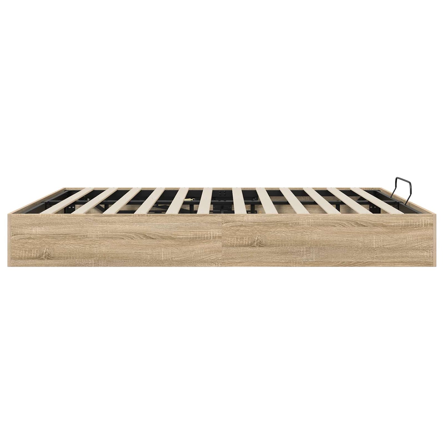 vidaXL Κρεβάτι Οθωμανικού Τύπου Δρύς Sonoma 193 x 120 x 25 εκ