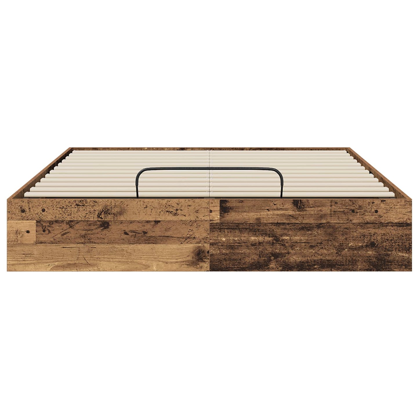 vidaXL Κρεβάτι Οθωμανικού Τύπου Παλιό ξύλο 203 x 140 x 25 εκ