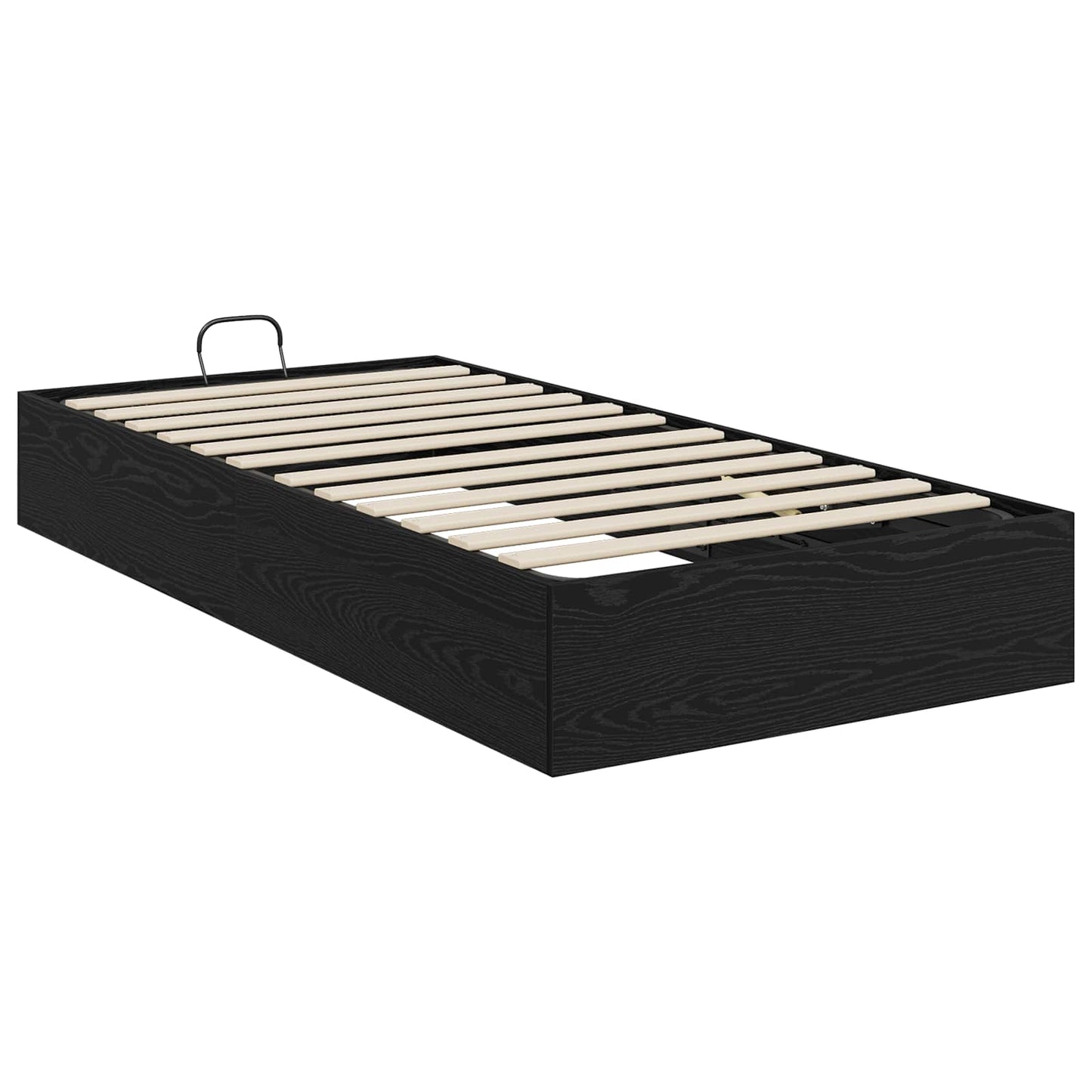 vidaXL Κρεβάτι Οθωμανικού Τύπου Μαύρη Οξυά 193 x 120 x 25 εκ