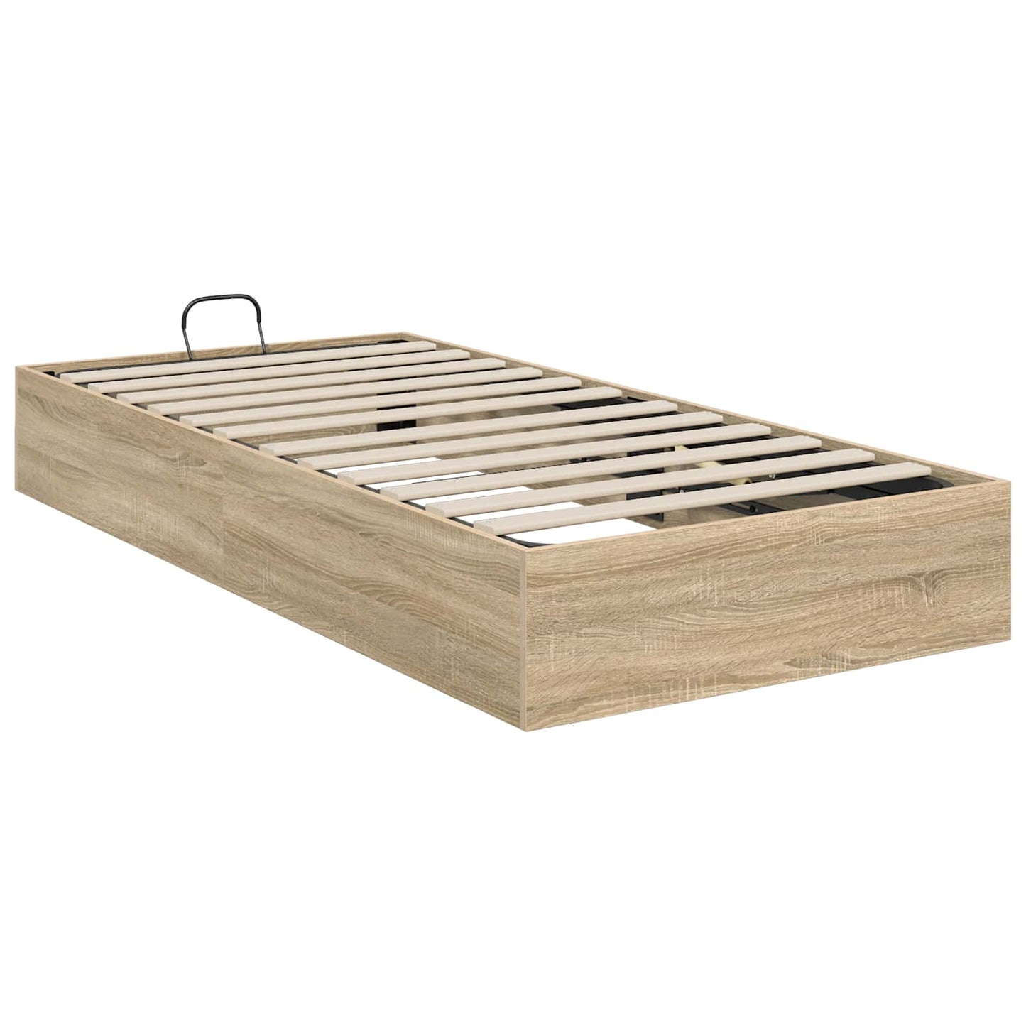 vidaXL Κρεβάτι Οθωμανικού Τύπου Δρύς Sonoma 193 x 120 x 25 εκ
