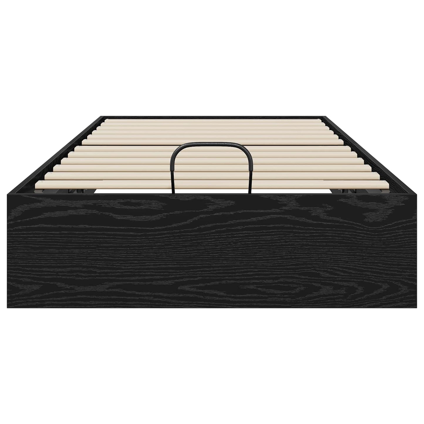 vidaXL Κρεβάτι Οθωμανικού Τύπου Μαύρη Οξυά 193 x 120 x 25 εκ