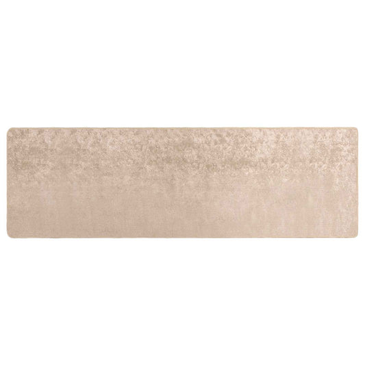 vidaXL Χαλί Runner MARSA Μπεζ 80 x 250 cm Πολυέστερ και PVC