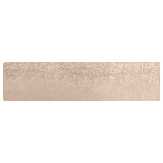 vidaXL Χαλί Runner MARSA Μπεζ 80 x 450 εκ. Πολυέστερ και PVC