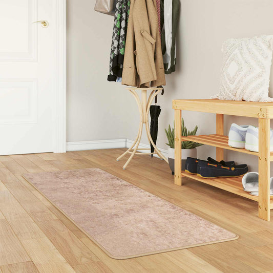 vidaXL Χαλί Runner MARSA Άμμος 50 x 100 cm Πολυέστερ και PVC