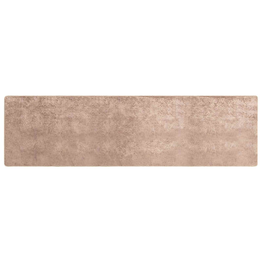 vidaXL Χαλί Runner MARSA Άμμος 80 x 350 εκ. Πολυέστερ και PVC