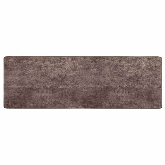 vidaXL Χαλί Runner MARSA Γκρι 80 x 250 cm Πολυέστερ και PVC