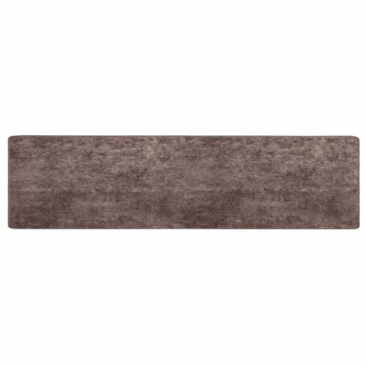 vidaXL Χαλί Runner MARSA Γκρι 80 x 400 εκ. Πολυέστερ και PVC