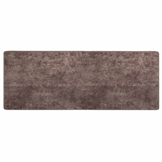 vidaXL Χαλί Runner MARSA Γκρι 100 x 250 cm Πολυέστερ και PVC