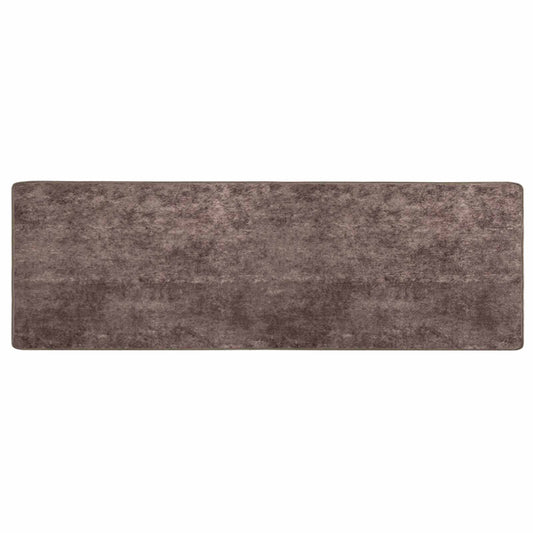 vidaXL Χαλί Runner MARSA Γκρι 100 x 300 cm Πολυέστερ και PVC
