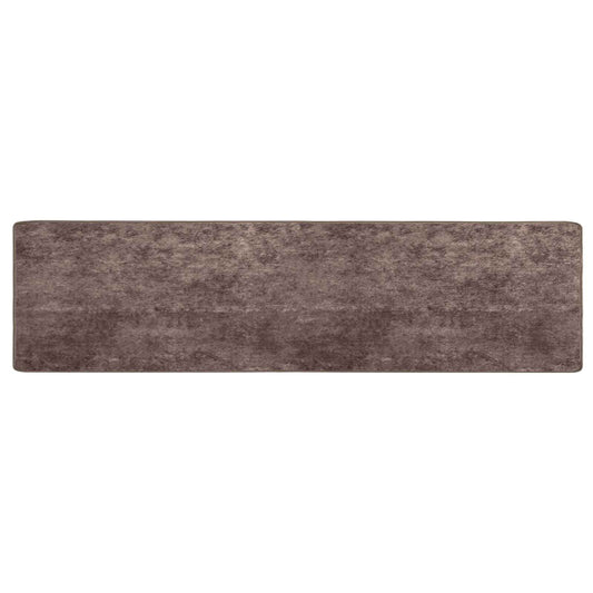 vidaXL Χαλί Runner MARSA Γκρι 100 x 400 cm Πολυέστερ και PVC