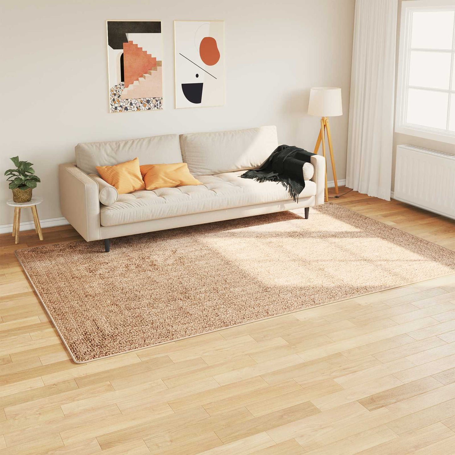 vidaXL Χαλί Runner MARSA Κίτρινο 190 x 300 εκ. Πολυέστερ και PVC