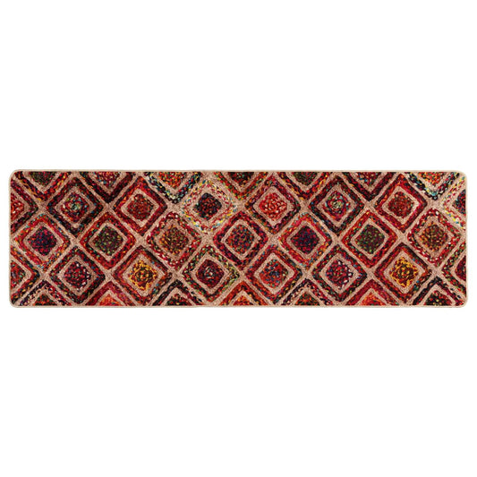 vidaXL Χαλί Runner MARSA Πολύχρωμο 50 x 150 cm Πολυέστερ και PVC
