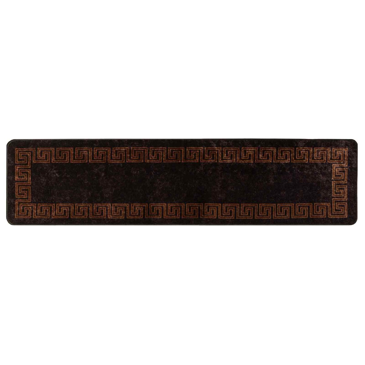 vidaXL Χαλί Runner MARSA Μαύρο 100 x 450 εκ. Πολυέστερ και PVC