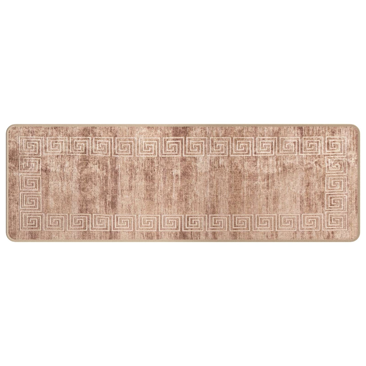 vidaXL Χαλί Runner MARSA Λευκός 50 x 150 cm Πολυέστερ και PVC