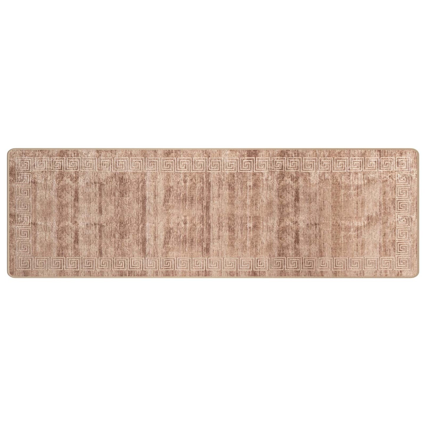 vidaXL Χαλί Runner MARSA Λευκός 80 x 250 cm Πολυέστερ και PVC