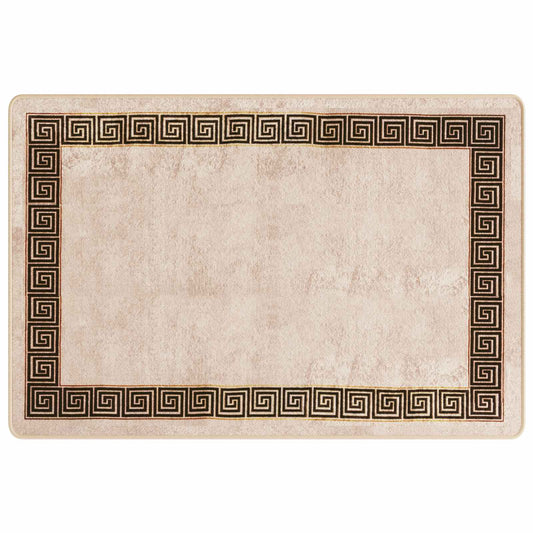 vidaXL Χαλί Runner MARSA Μαύρο 100 x 150 cm Πολυέστερ και PVC