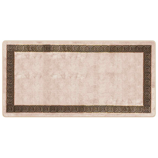 vidaXL Χαλί Runner MARSA Μαύρο 100 x 200 cm Πολυέστερ και PVC