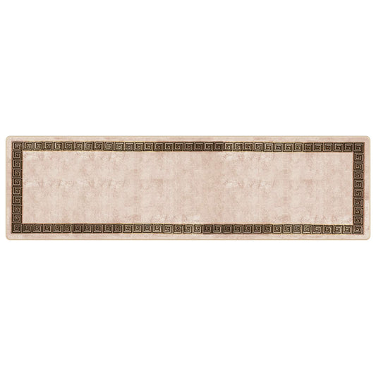 vidaXL Χαλί Runner MARSA Μαύρο 100 x 350 εκ. Πολυέστερ και PVC
