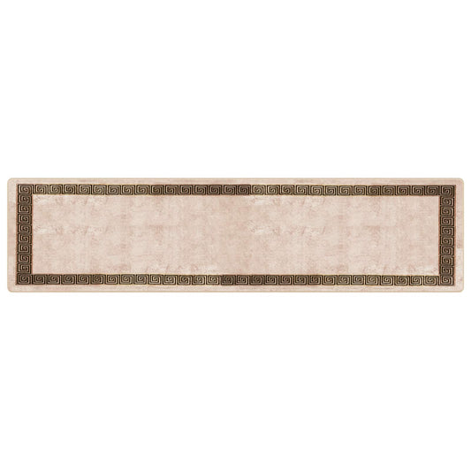 vidaXL Χαλί Runner MARSA Μαύρο 100 x 400 cm Πολυέστερ και PVC