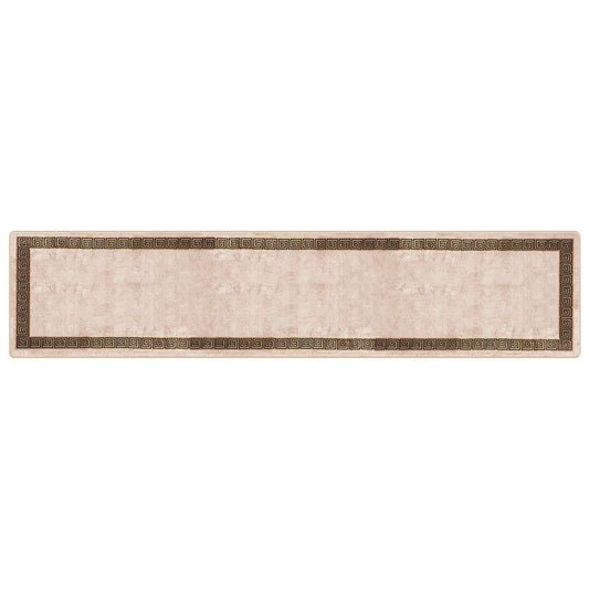 vidaXL Χαλί Runner MARSA Μαύρο 100 x 450 εκ. Πολυέστερ και PVC