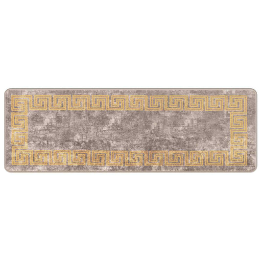 vidaXL Χαλί Runner MARSA Γκρι 50 x 150 cm Πολυέστερ και PVC
