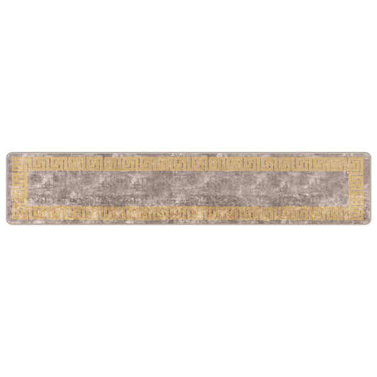 vidaXL Χαλί Runner MARSA Γκρι 50 x 250 εκ. Πολυέστερ και PVC