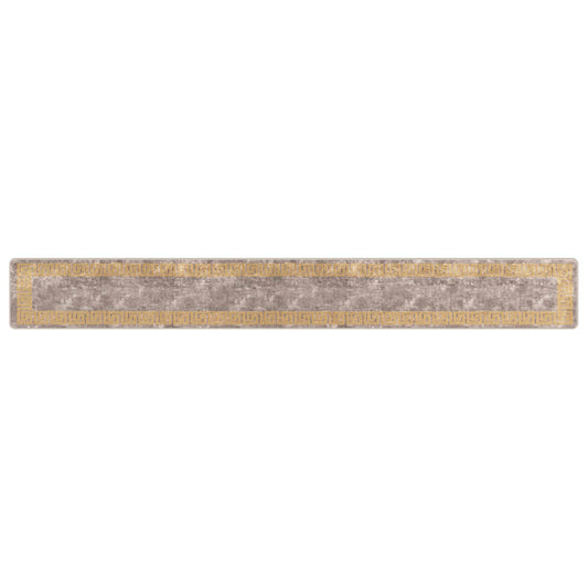 vidaXL Χαλί Runner MARSA Γκρι 50 x 400 εκ. Πολυέστερ και PVC