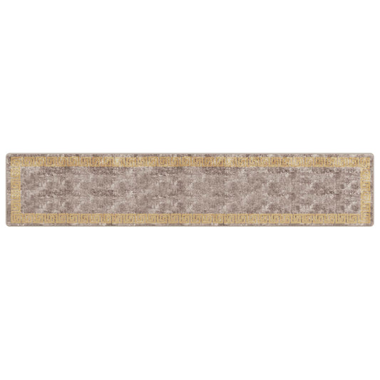 vidaXL Χαλί Runner MARSA Γκρι 80 x 400 εκ. Πολυέστερ και PVC