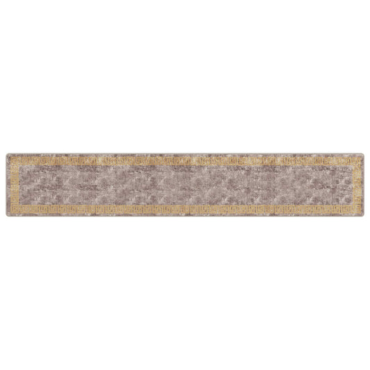 vidaXL Χαλί Runner MARSA Γκρι 80 x 450 εκ. Πολυέστερ και PVC