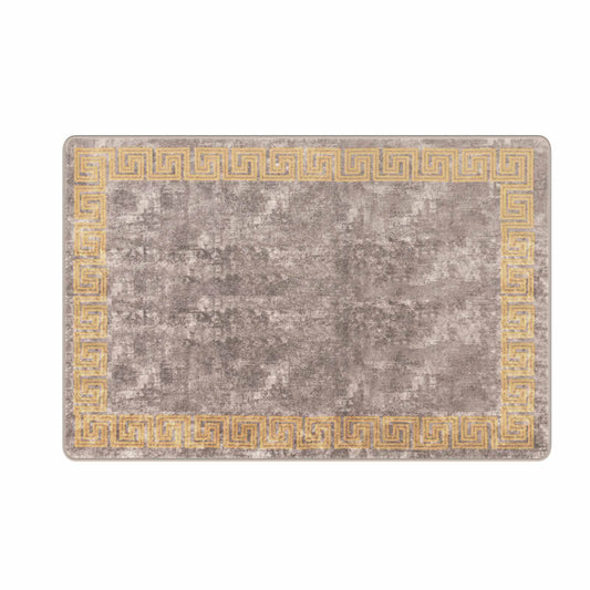 vidaXL Χαλί Runner MARSA Γκρι 100 x 150 cm Πολυέστερ και PVC