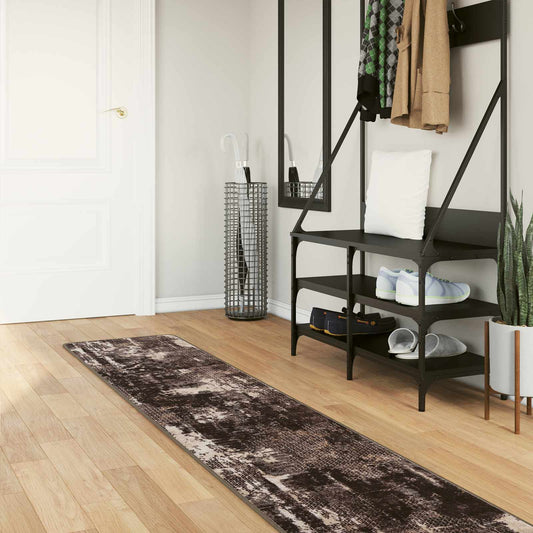 vidaXL Χαλί Runner MARSA Μαύρο 50 x 400 εκ. Πολυέστερ και PVC