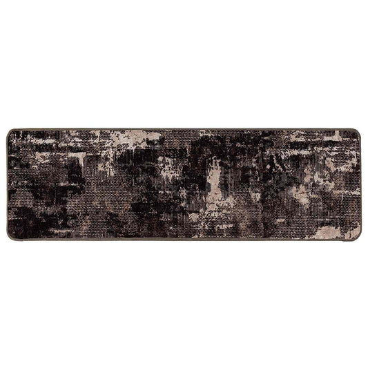 vidaXL Χαλί Runner MARSA Μαύρο 50 x 450 εκ. Πολυέστερ και PVC