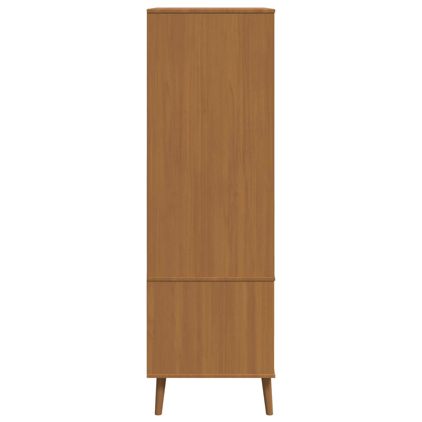 vidaXL Ντουλάπι MOLDE Καραμέλα 90 x 55 x 175 εκ Μασίφ Ξύλο Πεύκου