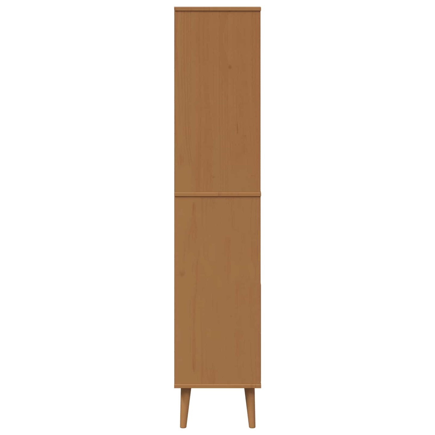 vidaXL Βιβλιοθήκη MOLDE 85 x 35 x 170,5 εκ Μασίφ Ξύλο Πεύκου Καραμέλα