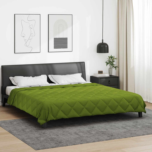 vidaXL Καλοκαιρινό Παπλωματοθήκη Πράσινο 200 x 200 cm Μικροΐνες