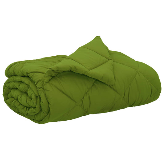 vidaXL Καλοκαιρινό Παπλωματοθήκη Πράσινο 220 x 240 cm Μικροΐνες