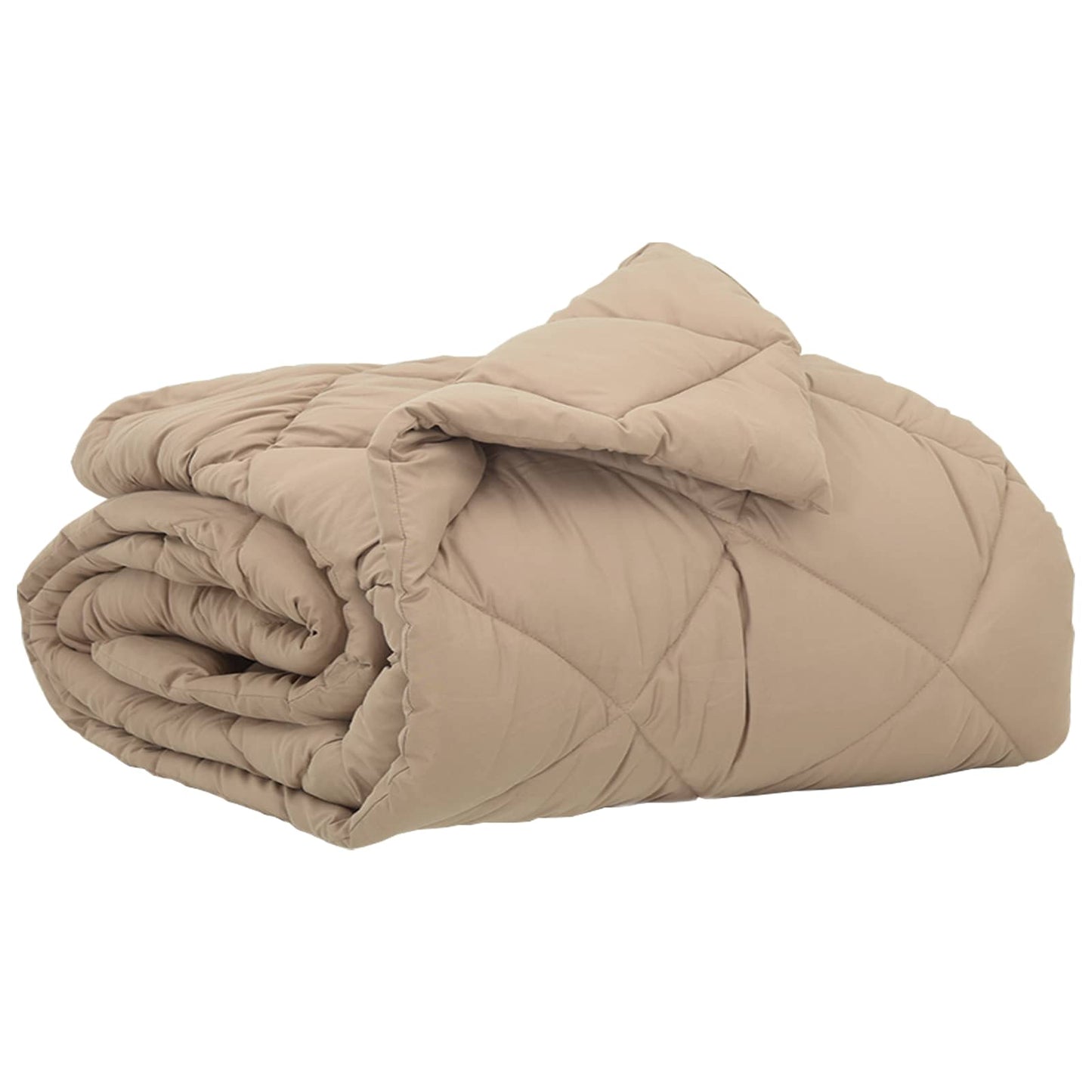 vidaXL Καλοκαιρινό Παπλωματοθήκη Taupe 220 x 155 εκ Μικροΐνες