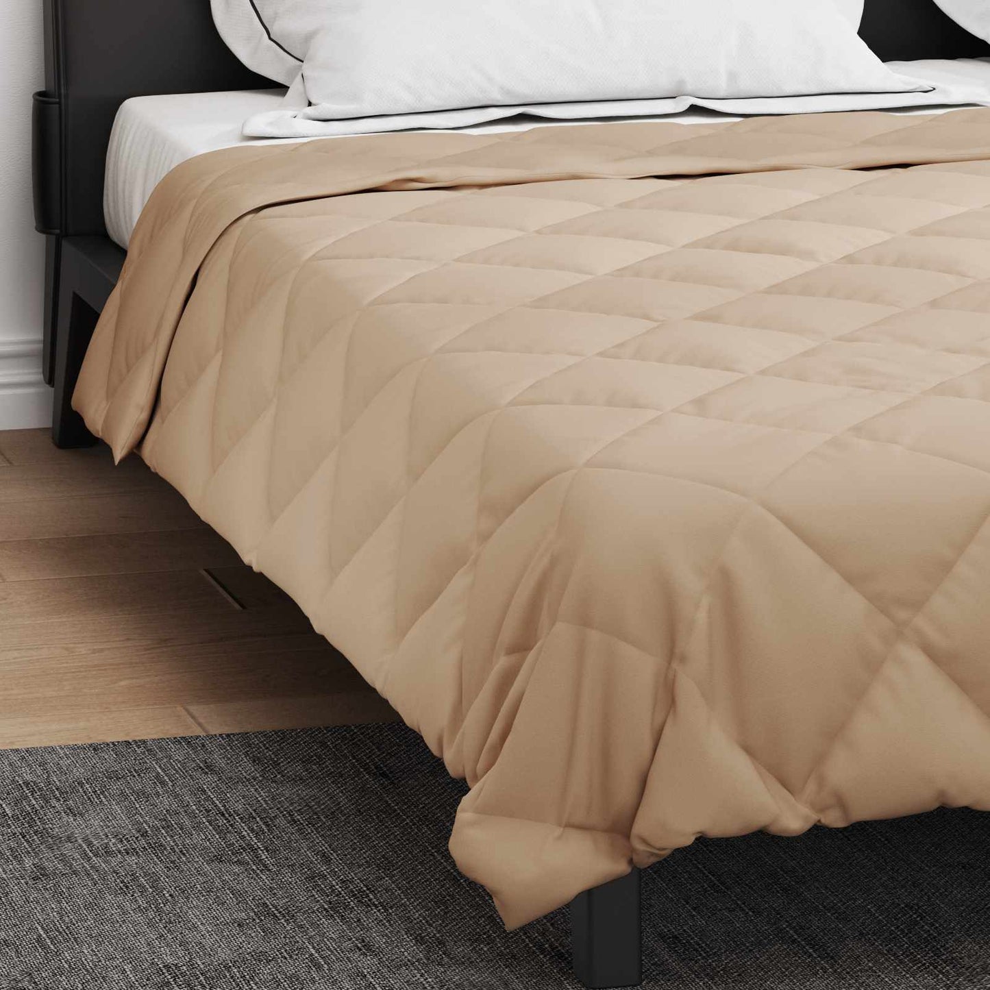 vidaXL Καλοκαιρινό Παπλωματοθήκη Taupe 220 x 240 cm Μικροΐνες