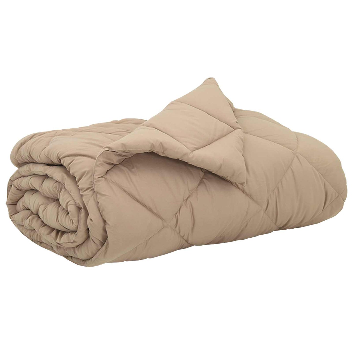 vidaXL Καλοκαιρινό Παπλωματοθήκη Taupe 220 x 240 cm Μικροΐνες