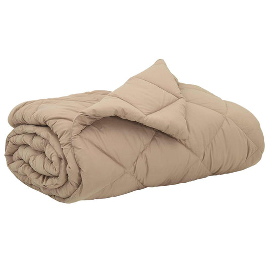 vidaXL Καλοκαιρινό Παπλωματοθήκη Taupe 220 x 240 cm Μικροΐνες