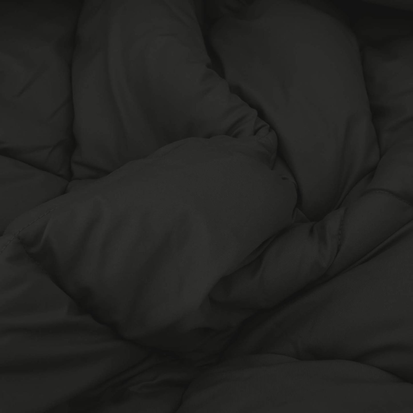 vidaXL Καλοκαιρινό Παπλωματοθήκη Μαύρο και Ανθρακί 200 x 140 cm