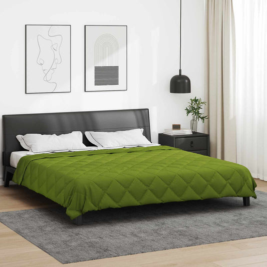 vidaXL Κουβέρτα ολόκληρου του χρόνου Πράσινο 220 x 260 cm Μικροΐνες