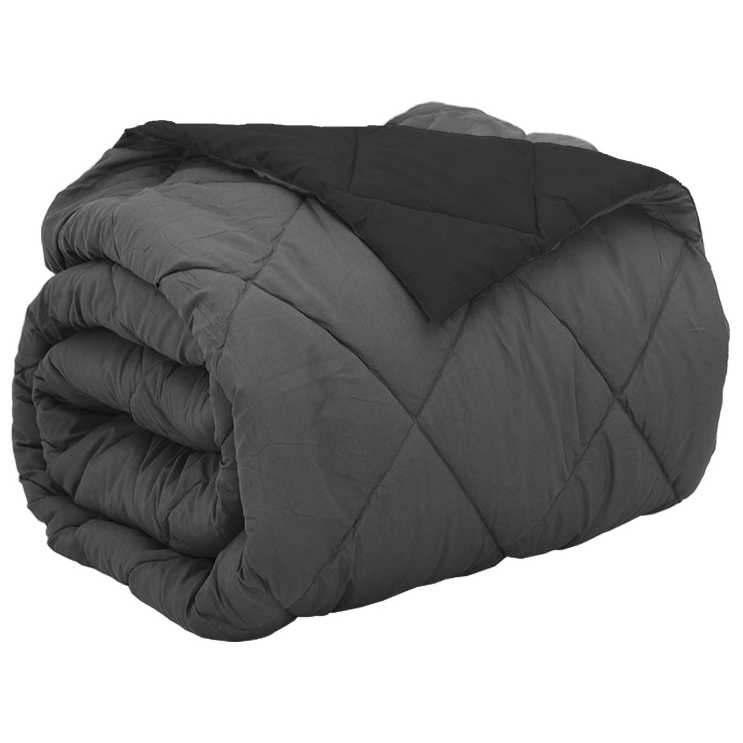 vidaXL Κουβέρτα ολόκληρου του χρόνου Μαύρο και Ανθρακί 240 x 260 εκ.