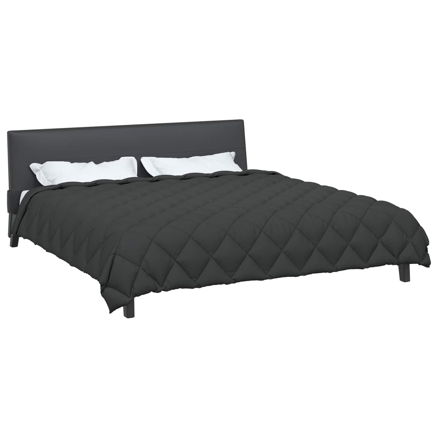 vidaXL Χειμερινό Παπλωματοθήκη Ανθρακί 220 x 240 cm Μικροΐνες