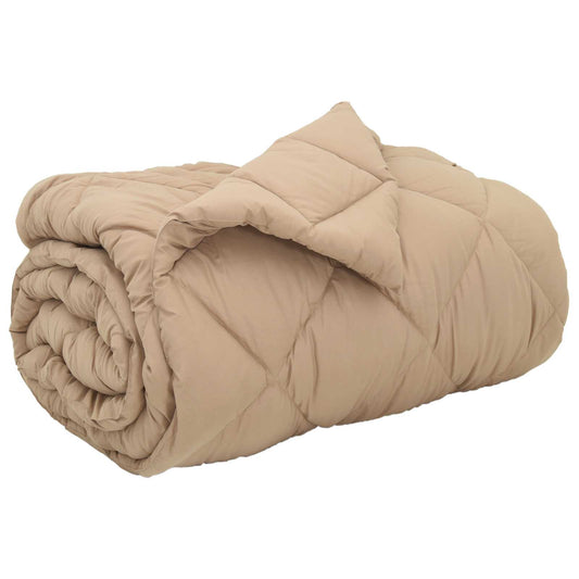 vidaXL Χειμερινό Παπλωματοθήκη 140 x 220 cm 450 gsm Taupe