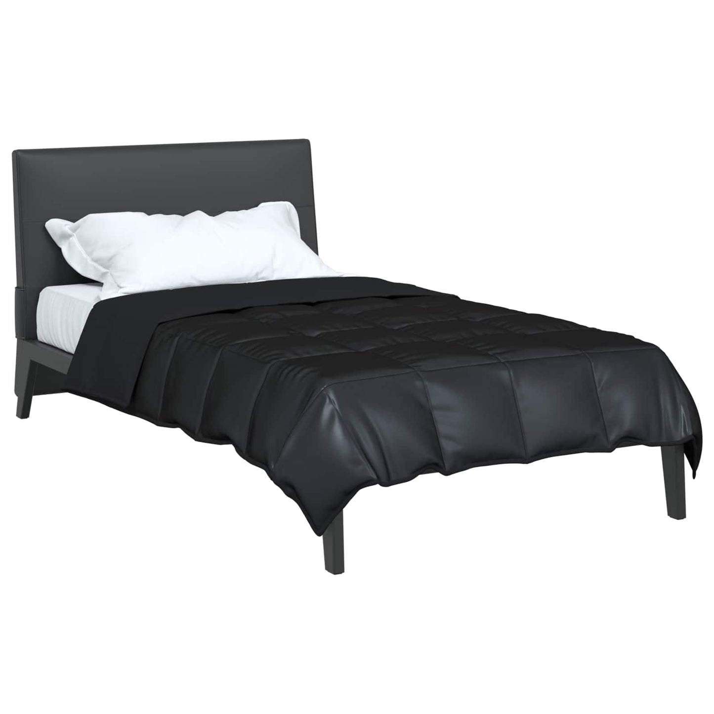 vidaXL Καλοκαιρινό Παπλωματοθήκη Μαύρο 140 x 220 cm